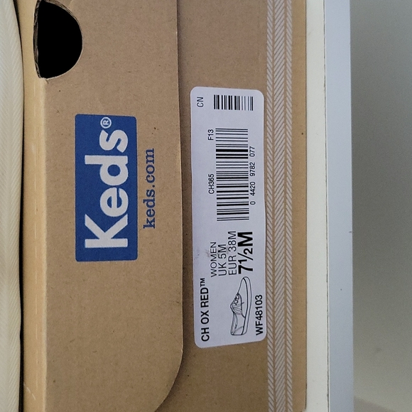 Keds CH OX RED Size 7.5 - Picture 5 of 6
